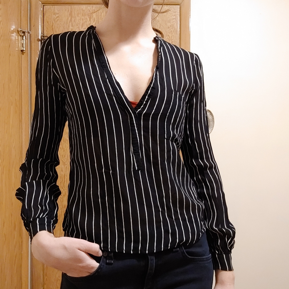 Reformation striped shirt